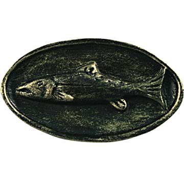 Fish Mount Knob in Bronzed Black