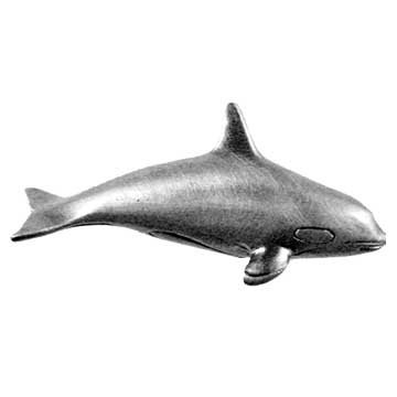 Orca Knob Left in Pewter