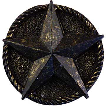 Star Knob in Bronzed Black