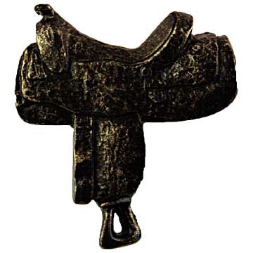 Saddle Knob Right in Bronzed Black