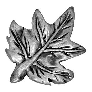 Maple Leaf Knob in Pewter