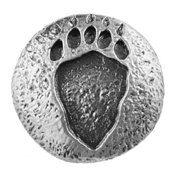 Bear Track Knob in Pewter
