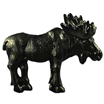 Realistic Moose Pull in Bronzed Black
