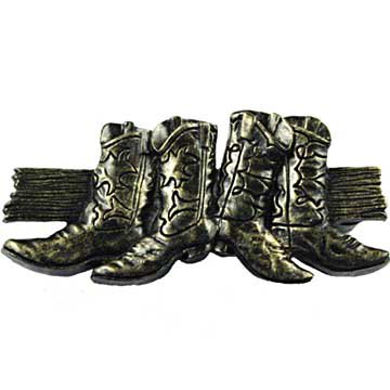 Boots Pull in Bronzed Black