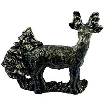 Standing Deer Pull in Bronzed Black