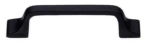 3 3/4" Drawer Handle Black in Wrought Iron
