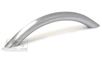 3 3/4" Curved Drawer Handle in Brushed Chrome