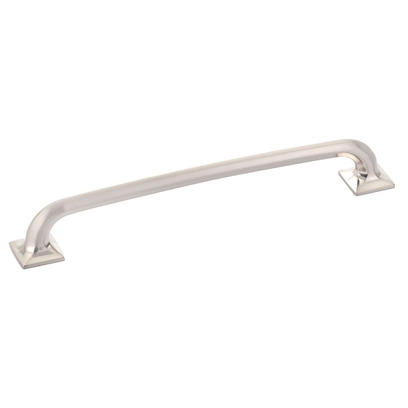 8" Centers Squared Handle in Brushed Nickel