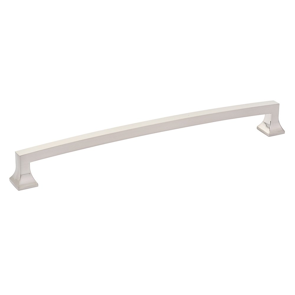 15" Centers Arched Appliance Pull in Brushed Nickel