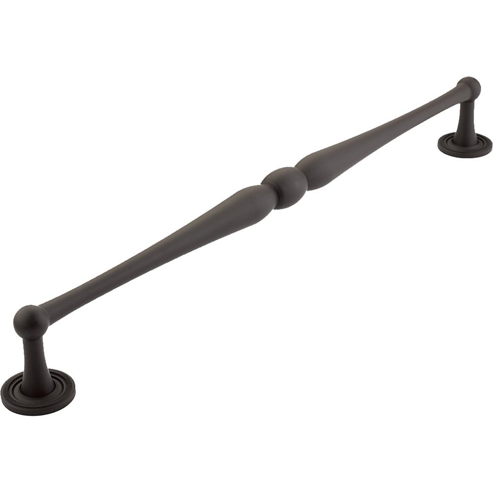15" Centers Knurled Footplate Appliance Pull in Oil Rubbed Bronze