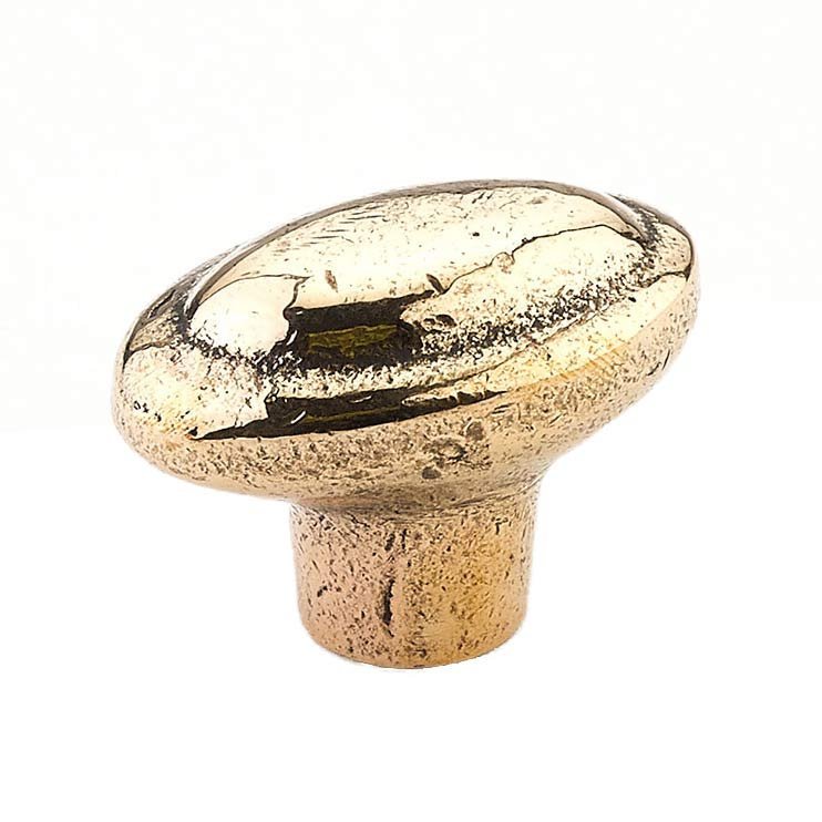 1 7/8 " X 1" Oval Knob In Natural Bronze