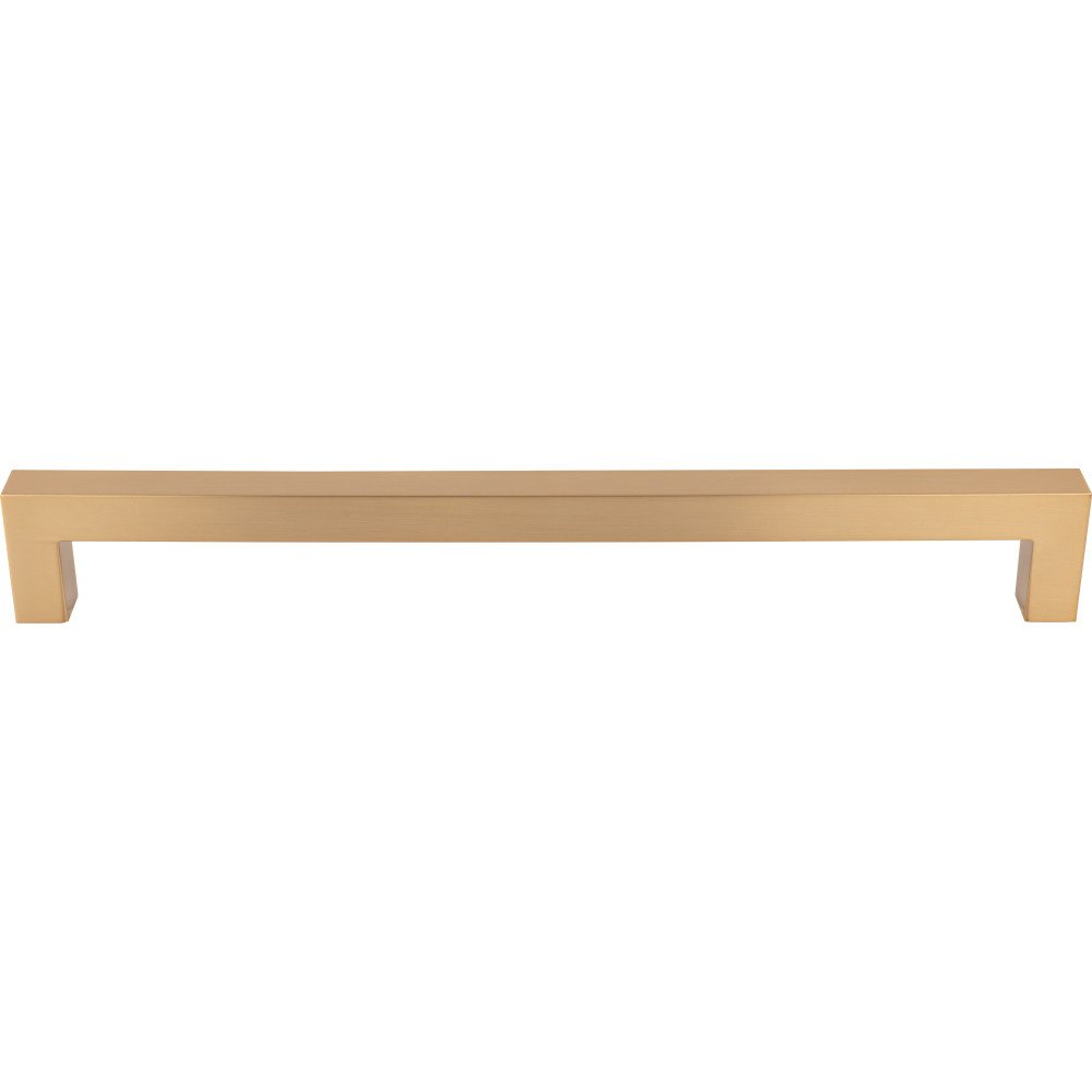 Square Bar 12" Centers Appliance Pull in Honey Bronze