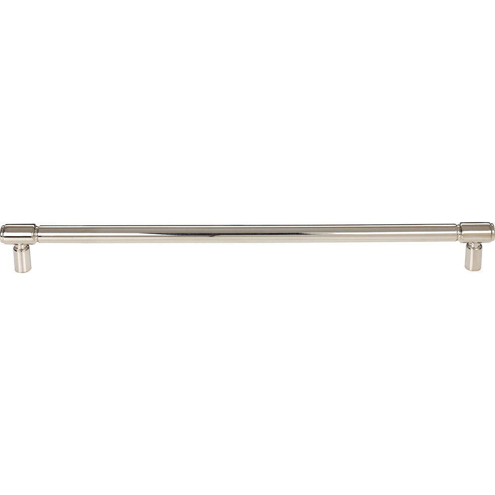 Clarence 12" Centers Bar Pull in Polished Nickel