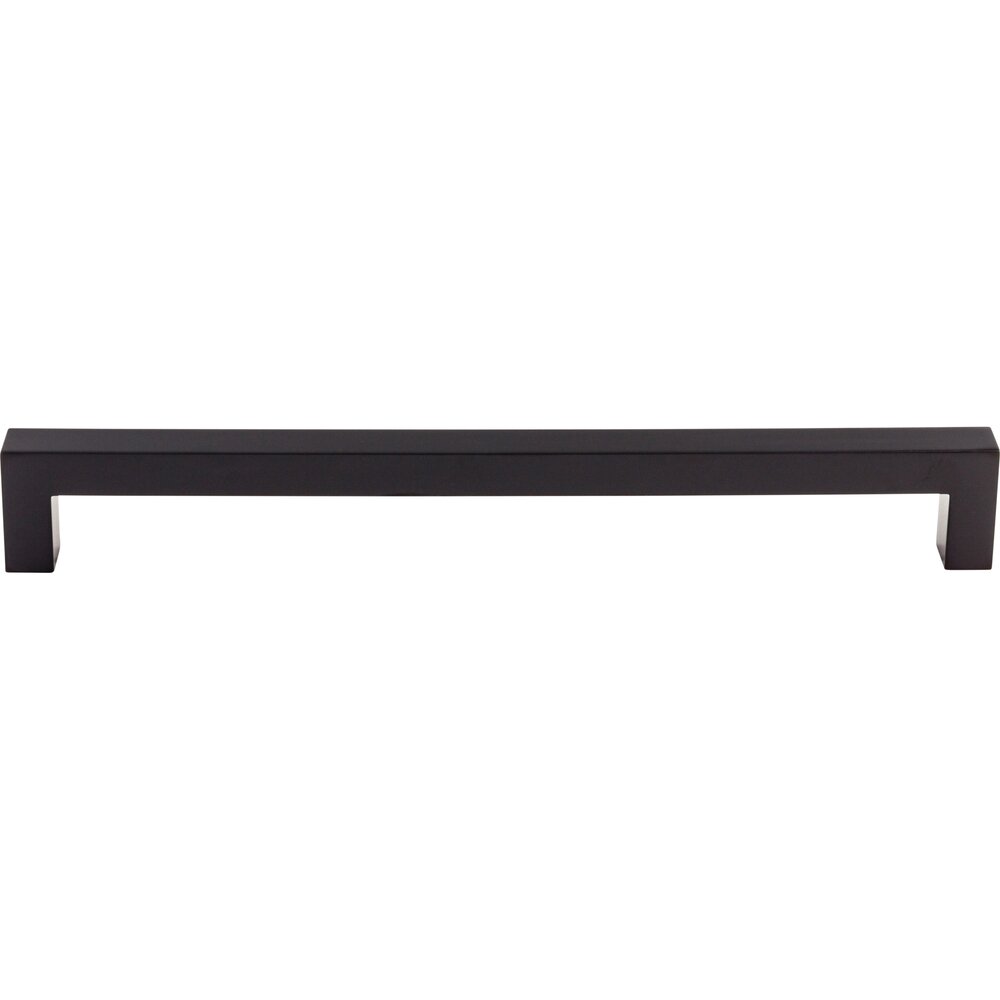 Square Bar 18" Centers Appliance Pull in Flat Black