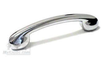 Thick Bridge Pull in Polished Nickel