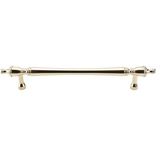 Oversized 12" Centers Door Pull in Polished Brass 16 1/8" O/A