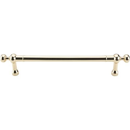 Oversized 12" Centers Door Pull in Polished Brass 15 1/8" O/A