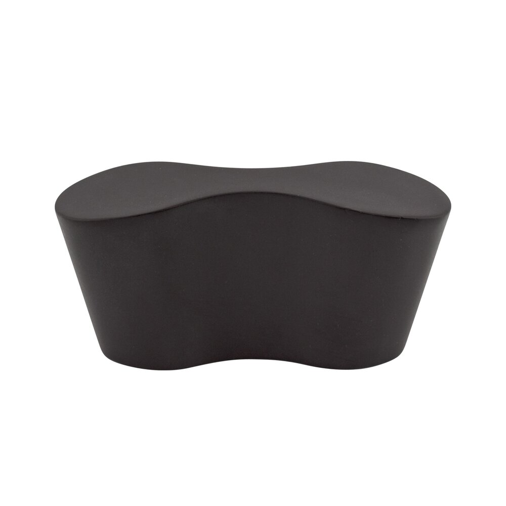 Infinity 1 1/4" Centers Long Oval Knob in Flat Black