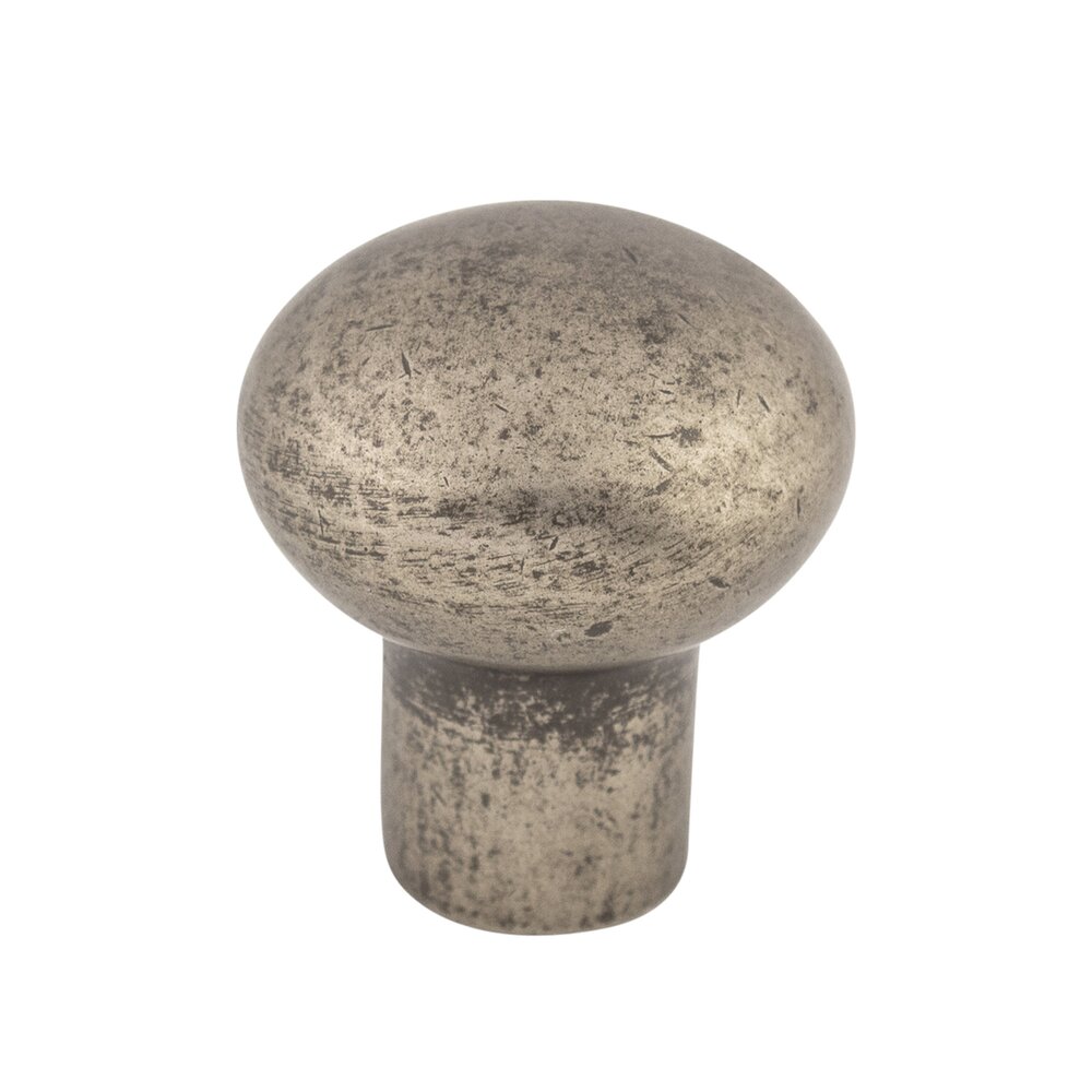 Aspen Round 7/8" Diameter Mushroom Knob in Silicon Bronze Light