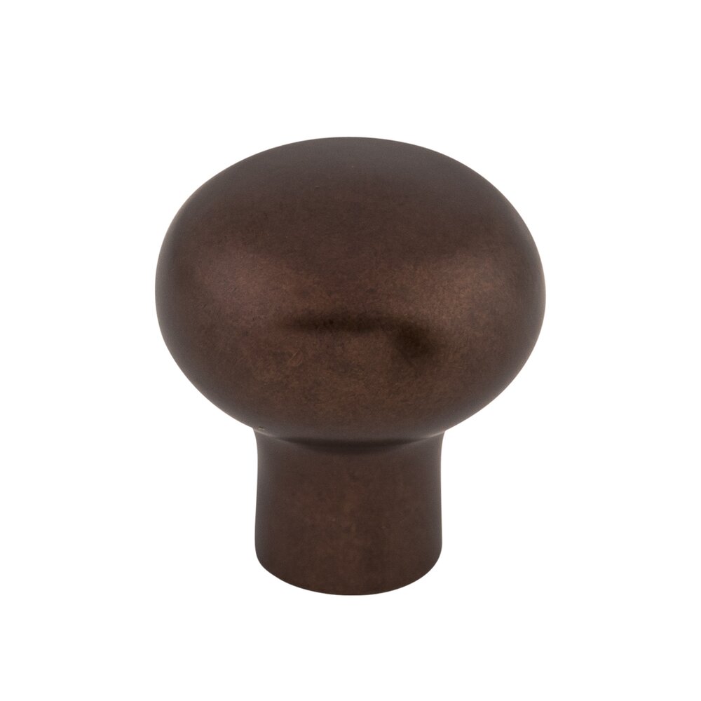 Aspen Round 7/8" Diameter Mushroom Knob in Mahogany Bronze