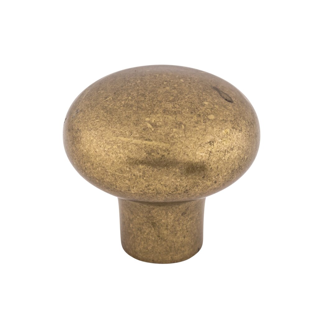 Aspen Round 1 3/8" Diameter Mushroom Knob in Light Bronze