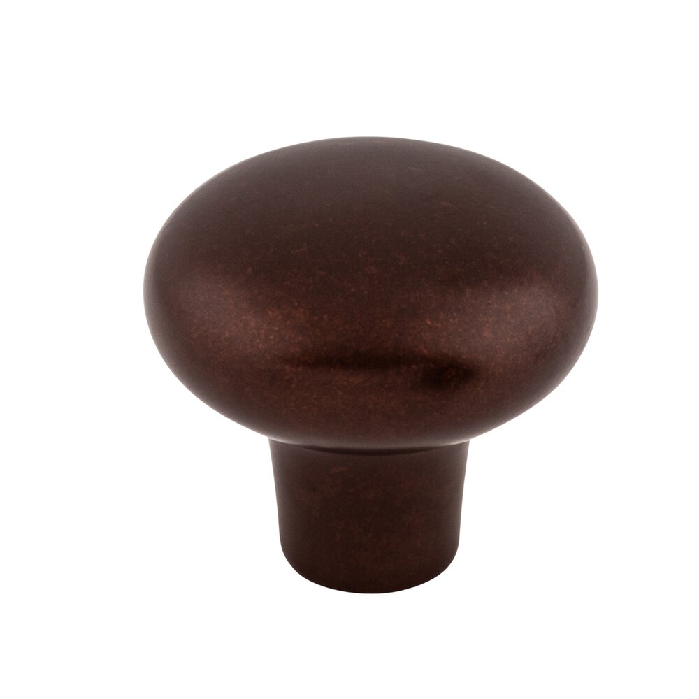 Aspen Round 1 3/8" Diameter Mushroom Knob in Mahogany Bronze
