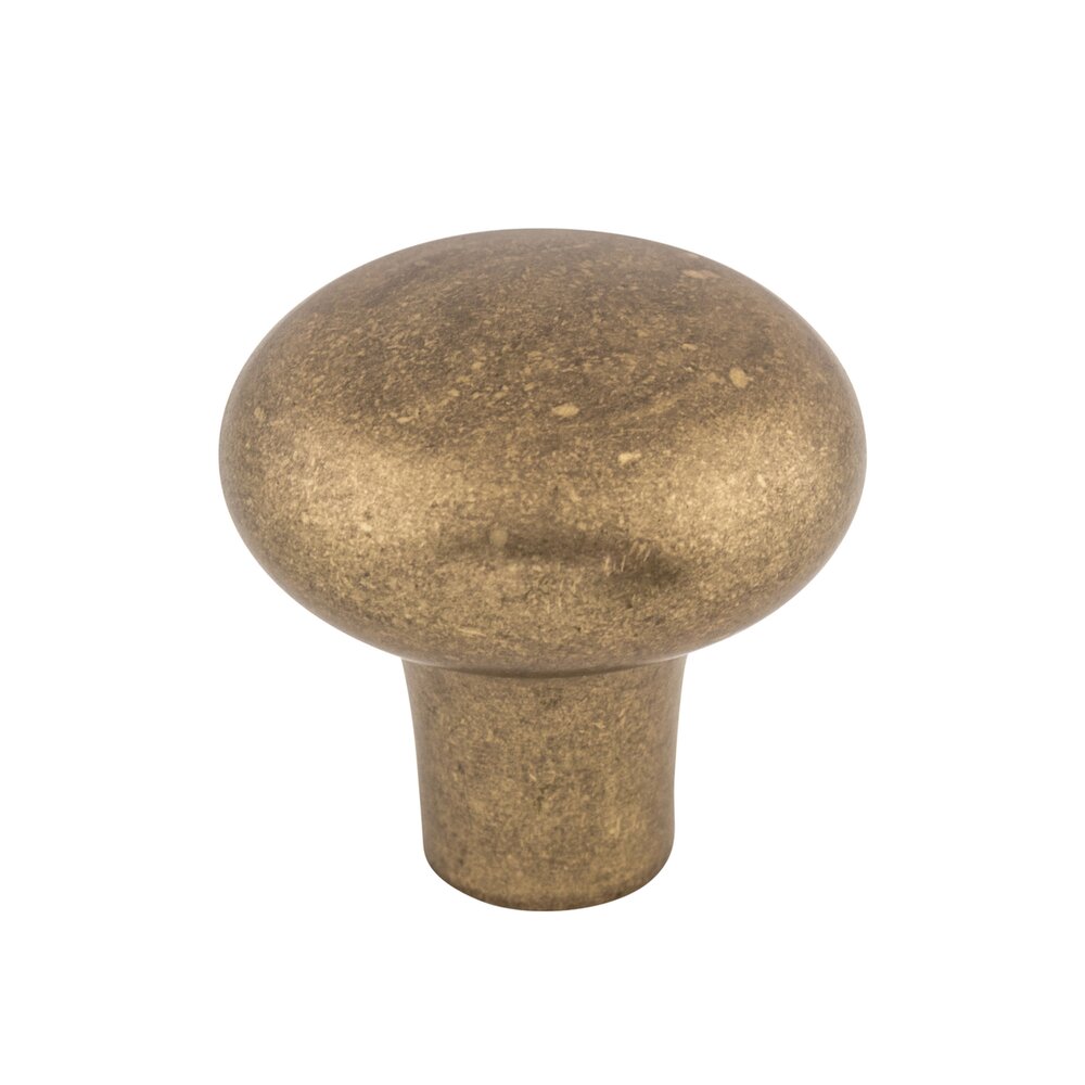 Aspen Round 1 5/8" Diameter Mushroom Knob in Light Bronze