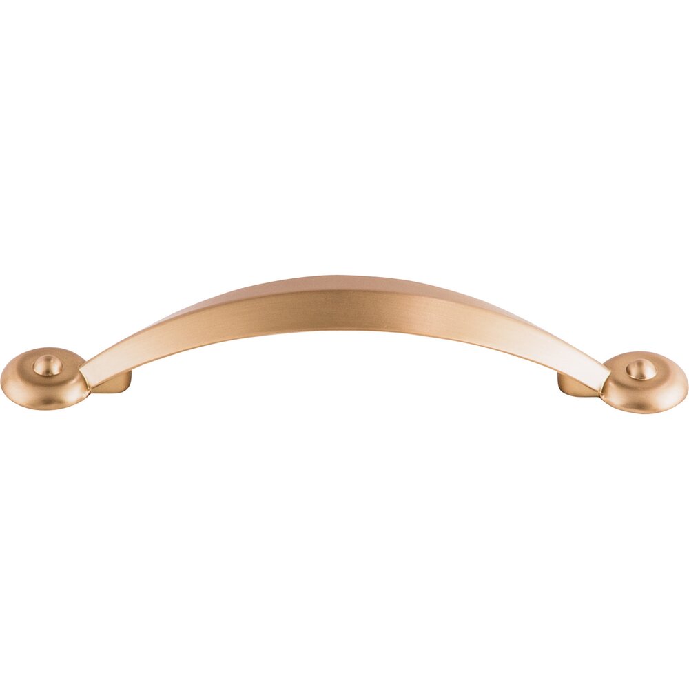 Angle 3 3/4" Centers Arch Pull in Brushed Bronze