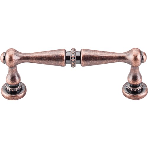 Edwardian 3" Centers Bar Pull in Antique Copper