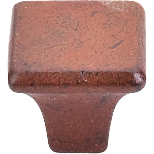 1 3/16" (30mm) Square Knob in True Rust