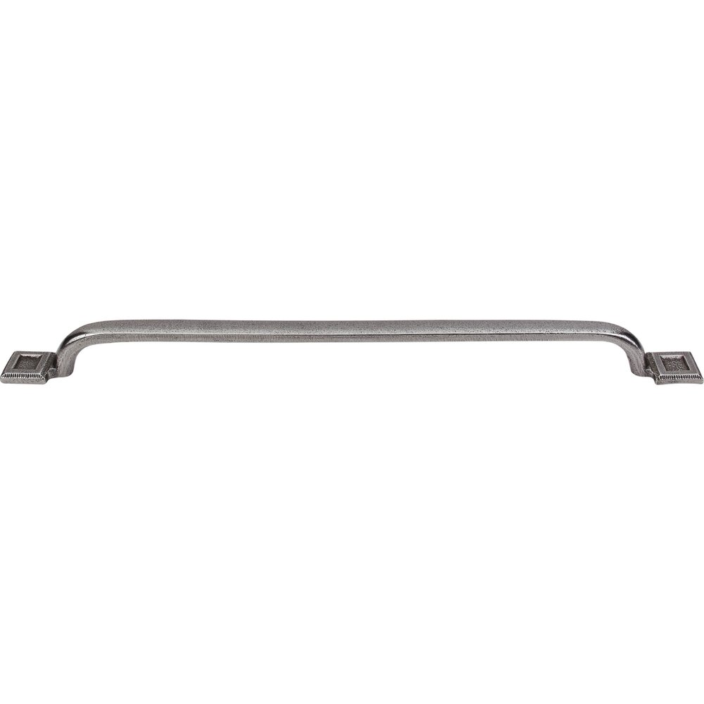 Square Inset 18" Centers Bar Pull in Cast Iron