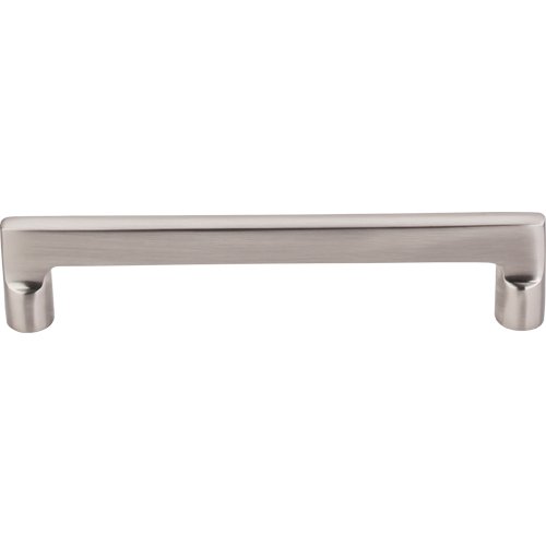 Aspen II Flat Sided 6" Centers Bar Pull in Brushed Satin Nickel