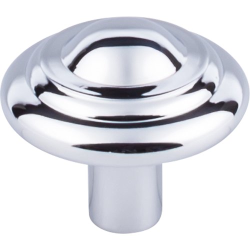 Aspen II Button 1 3/4" Diameter Mushroom Knob in Polished Chrome