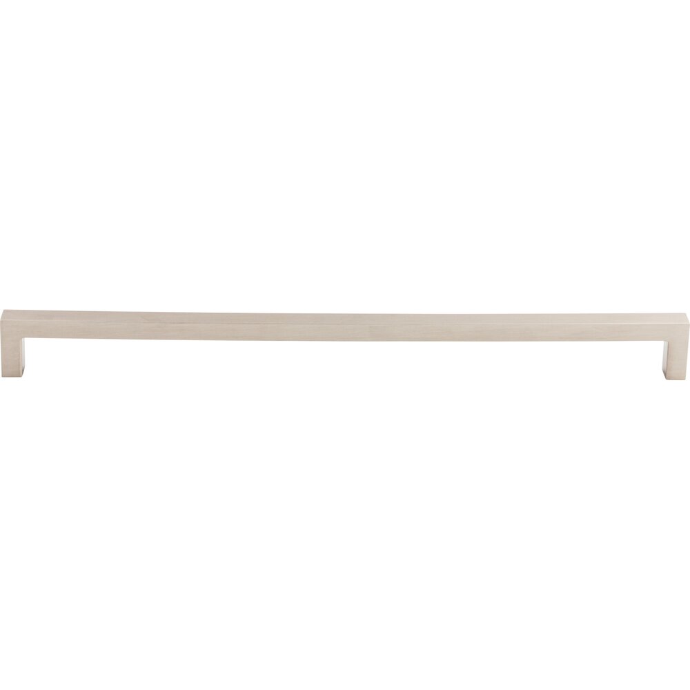 Square Bar 17 5/8" Centers Bar Pull in Brushed Satin Nickel