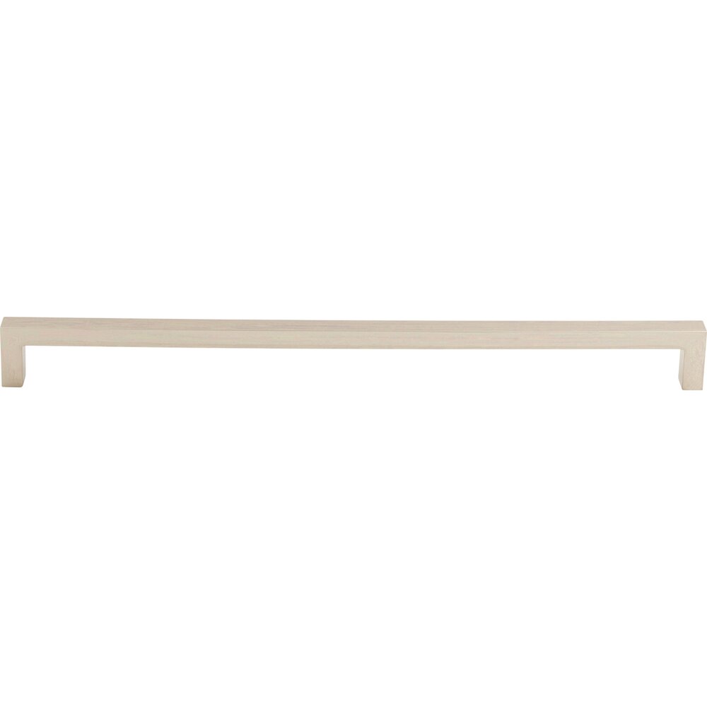 Square Bar 12 5/8" Centers Bar Pull in Polished Nickel