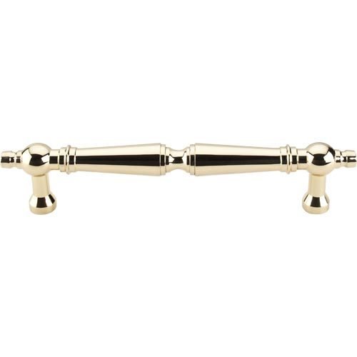 Oversized 8" Centers Door Pull in Polished Brass 9 3/8" O/A