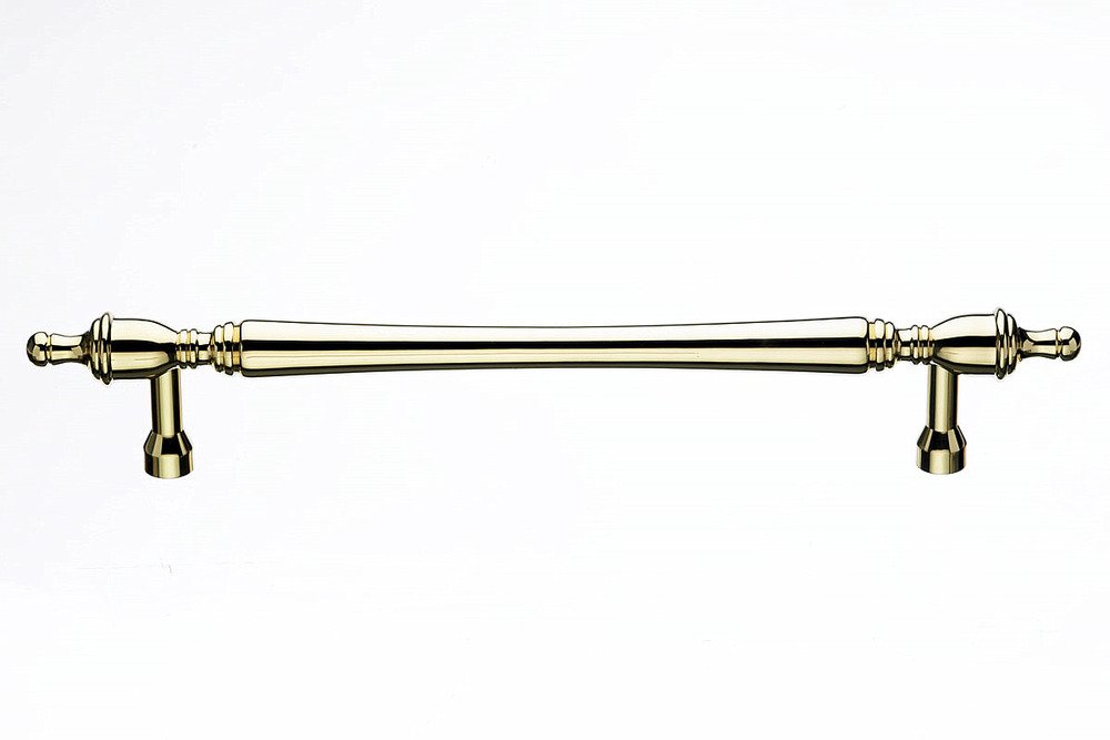 Oversized 18" Centers Door Pull in Polished Brass 22 3/16" O/A