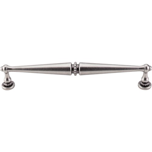 Edwardian 8 3/4" Centers Bar Pull in Pewter Antique