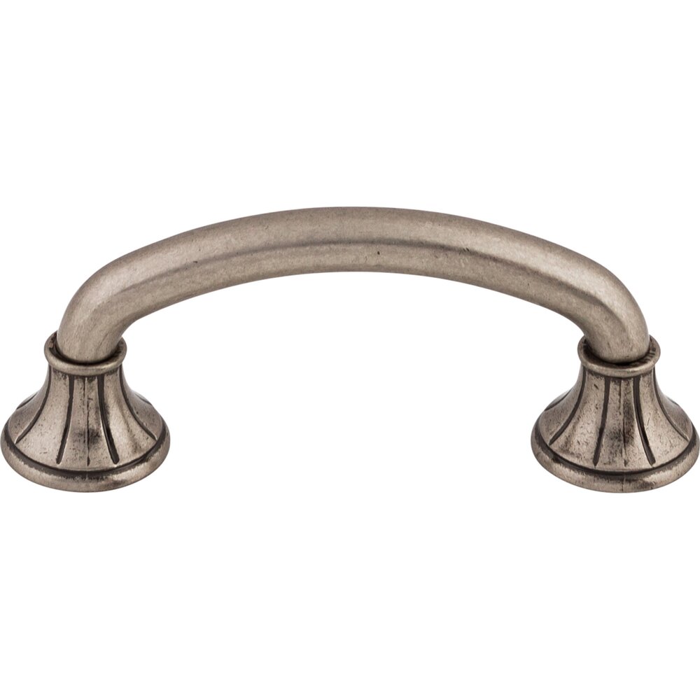 Lund 3" Centers Arch Pull in Pewter Antique