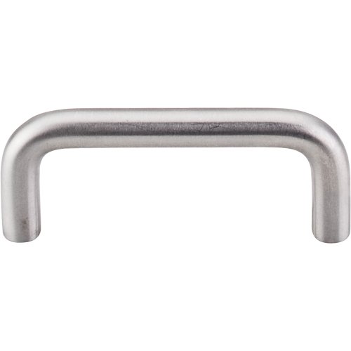 Bent Bar (10mm Diameter) 3" Centers Bar Pull in Brushed Stainless Steel