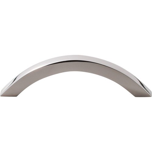 Iola 3 3/4" Centers Arch Pull in Polished Stainless Steel