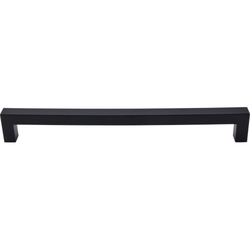Square Bar 12" Centers Appliance Pull in Flat Black