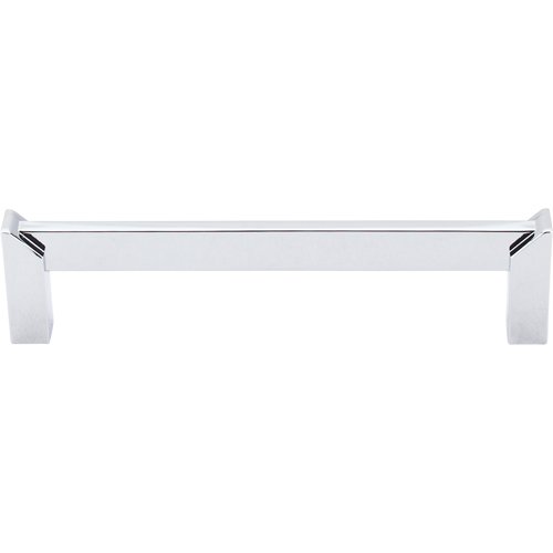 5" Centers Meadows Edge Square Pull in Polished Chrome