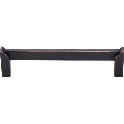 5" Centers Meadows Edge Square Pull in Tuscan Bronze