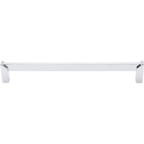 8" Centers Meadows Edge Square Pull in Polished Chrome