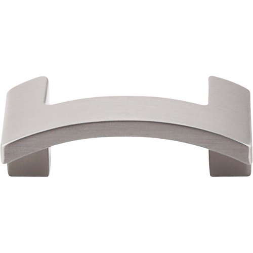 1 3/4" Centers Euro Arched Pull in Brushed Satin Nickel