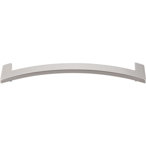 5" Centers Euro Arched Pull in Brushed Satin Nickel