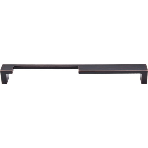 9" Centers Modern Metro Notch Pull - A in Tuscan Bronze