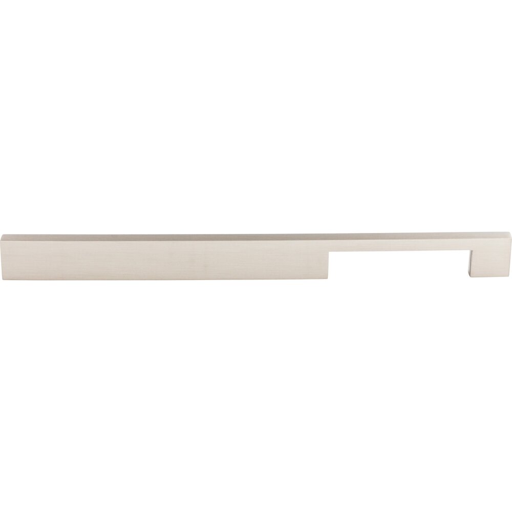 Linear 12" Centers Bar Pull in Brushed Satin Nickel