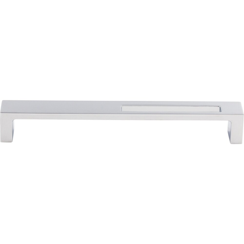 Modern Metro Slot 7" Centers Bar Pull in Polished Chrome